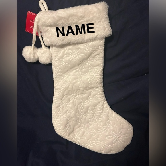 Snowflake stocking (customized) - Picture 1 of 10